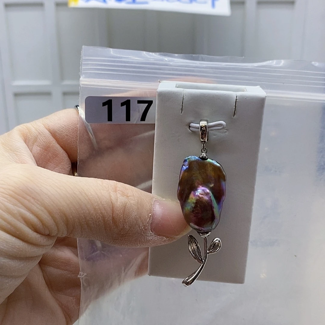 颈饰合金淡水珍珠