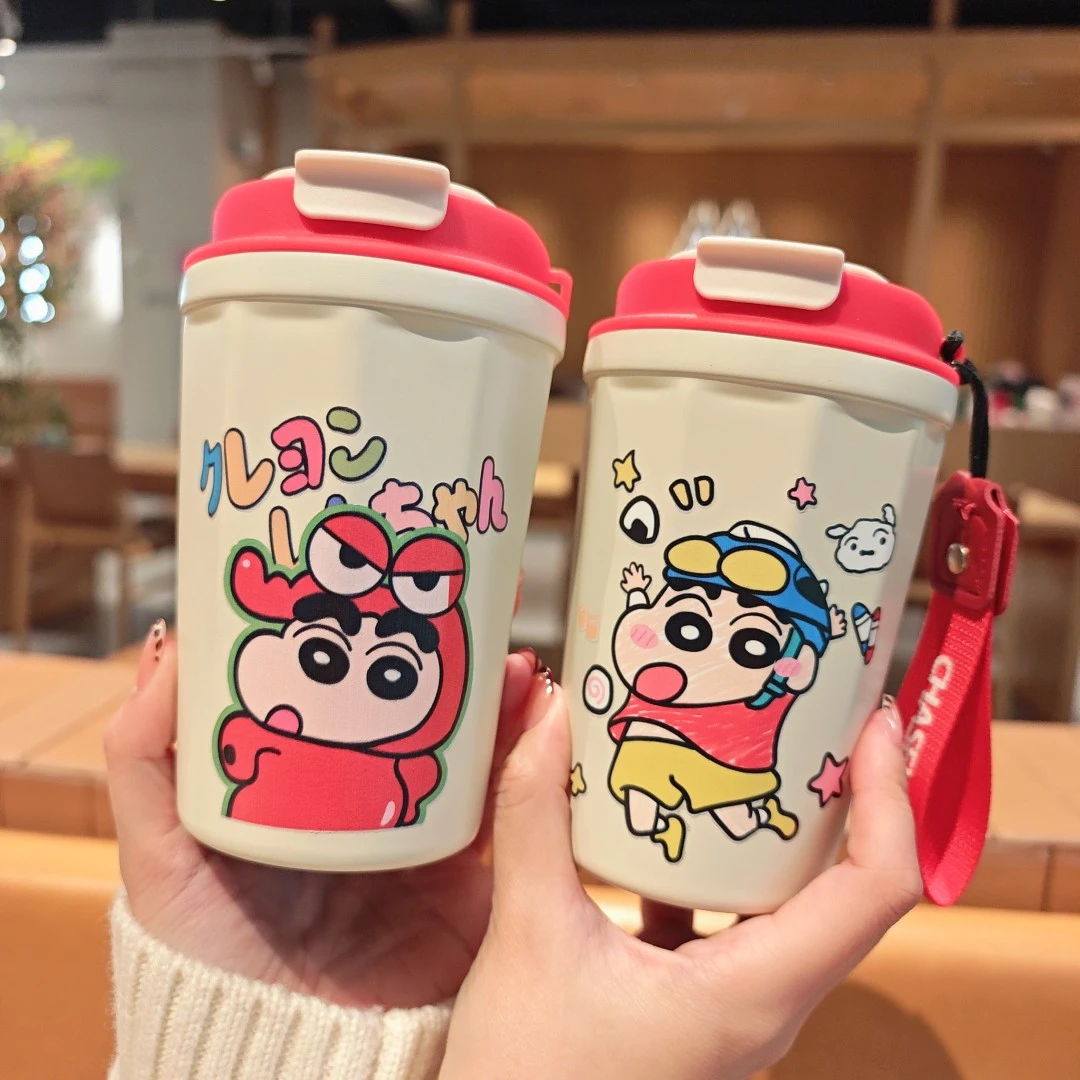 【熹】爆款高颜值情侣闺蜜不锈钢陶瓷内胆可乐咖啡直饮双饮保温杯