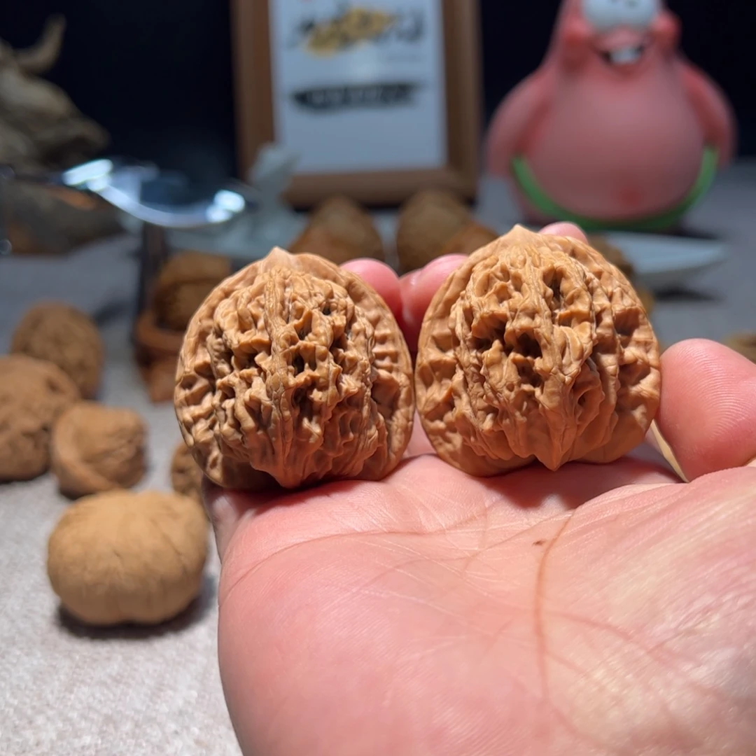 文玩核桃把件全品41虎头