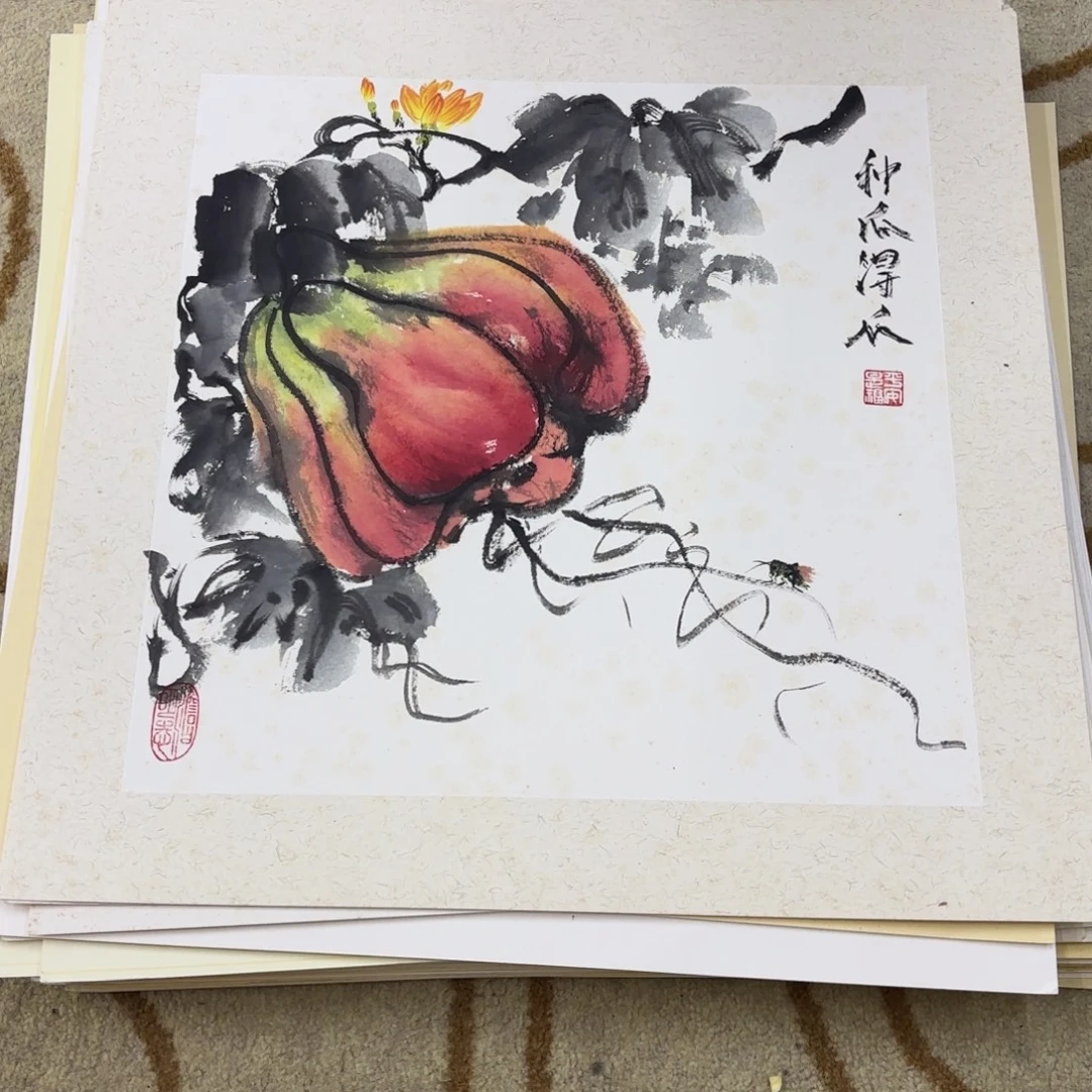 国画国画老师作品刘