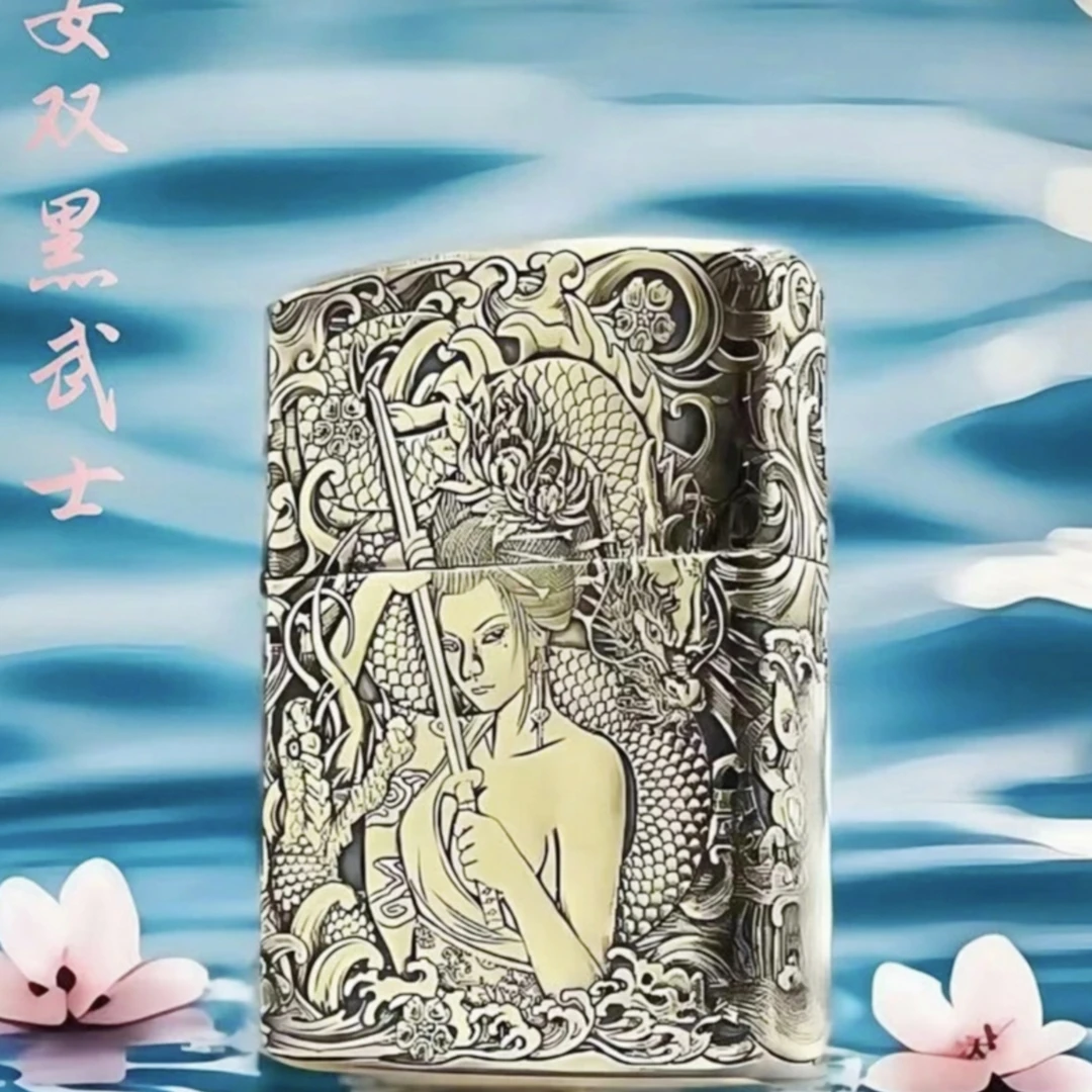 【黑武士艺妓】ZORRO佐罗，902S盔甲浮雕，煤油打火机，个性创意防风