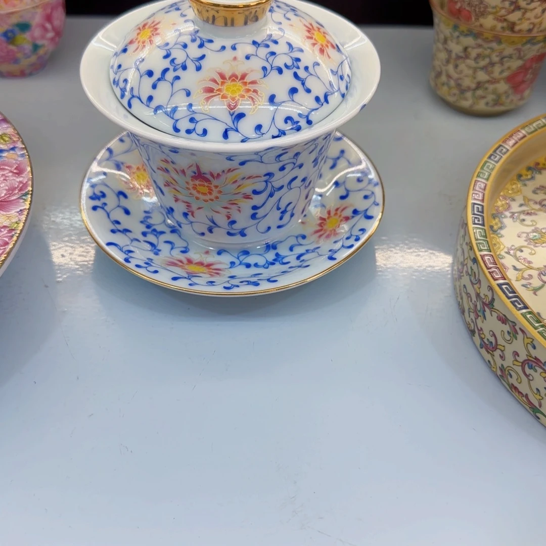 这些盖碗真好看！！！