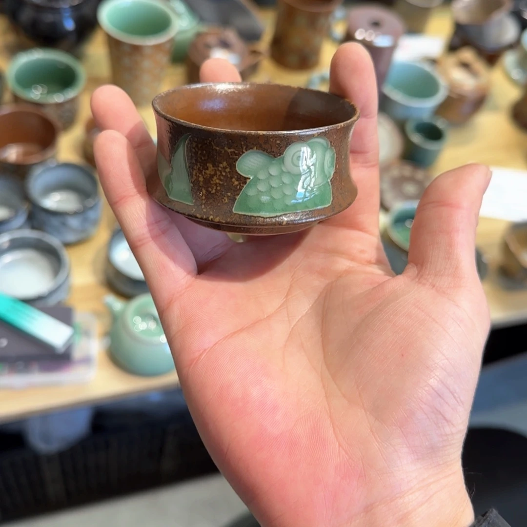 小金茶具青瓷茶器