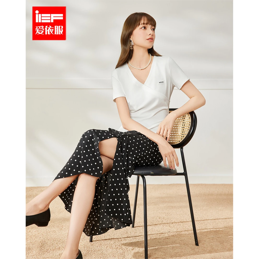 IEF/爱依服2025新款夏季清新出游季棉上下套裙欧若风显瘦气质