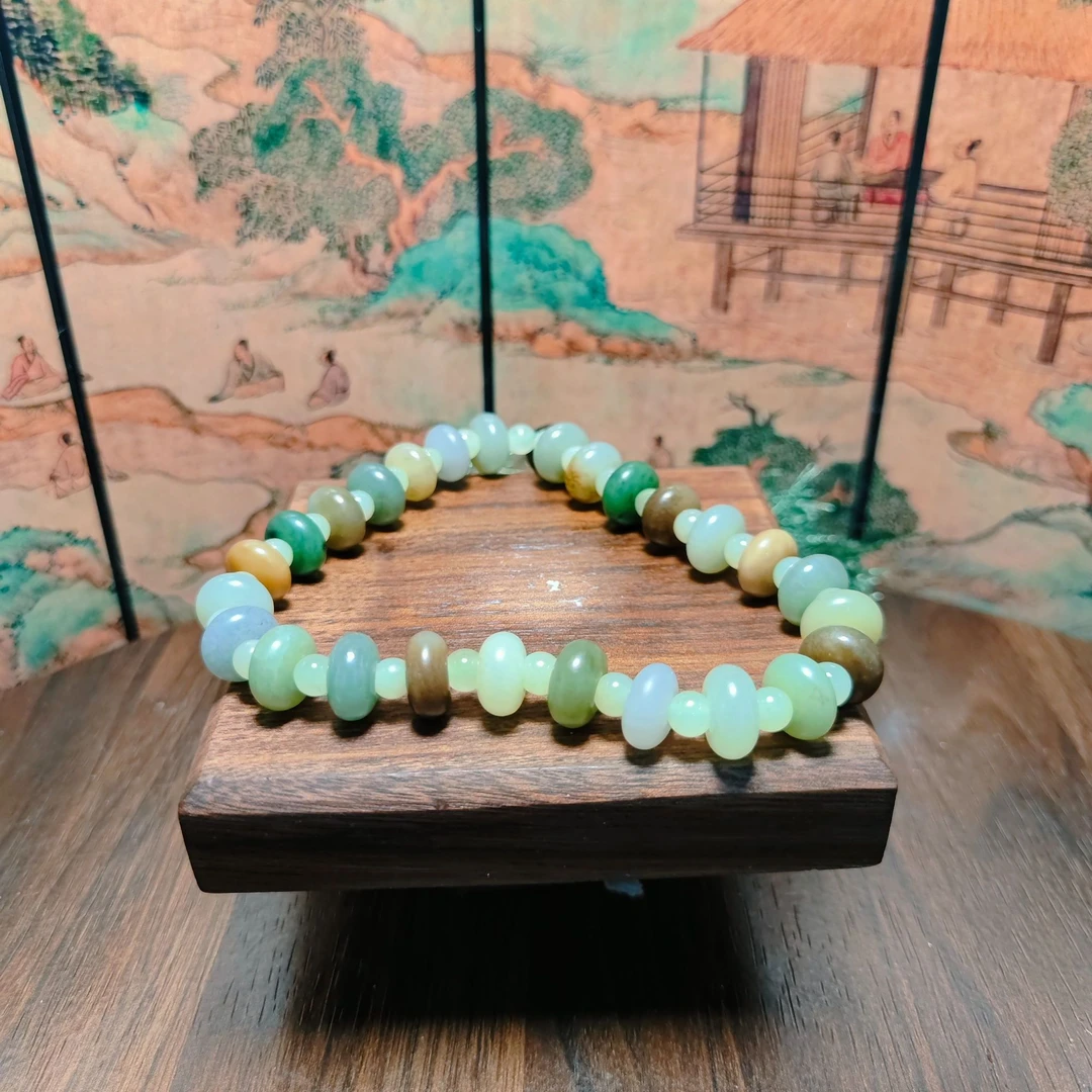 K和田玉多宝算盘珠手持0847