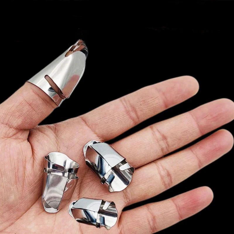 【摘菜拇指刀】摘菜神择器菜手指套掐菜采茶摘豆角铁指甲剥蒜刮