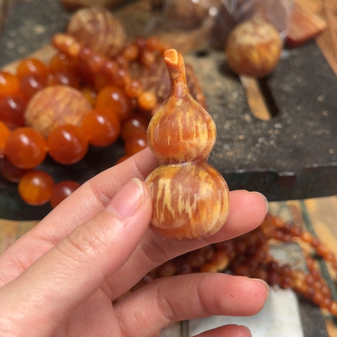 松木（琥珀木）手串/手链葫芦手把件