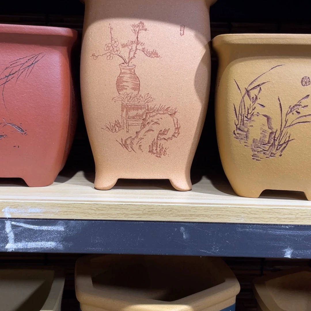 也***许紫砂花盆紫砂花盆在这里