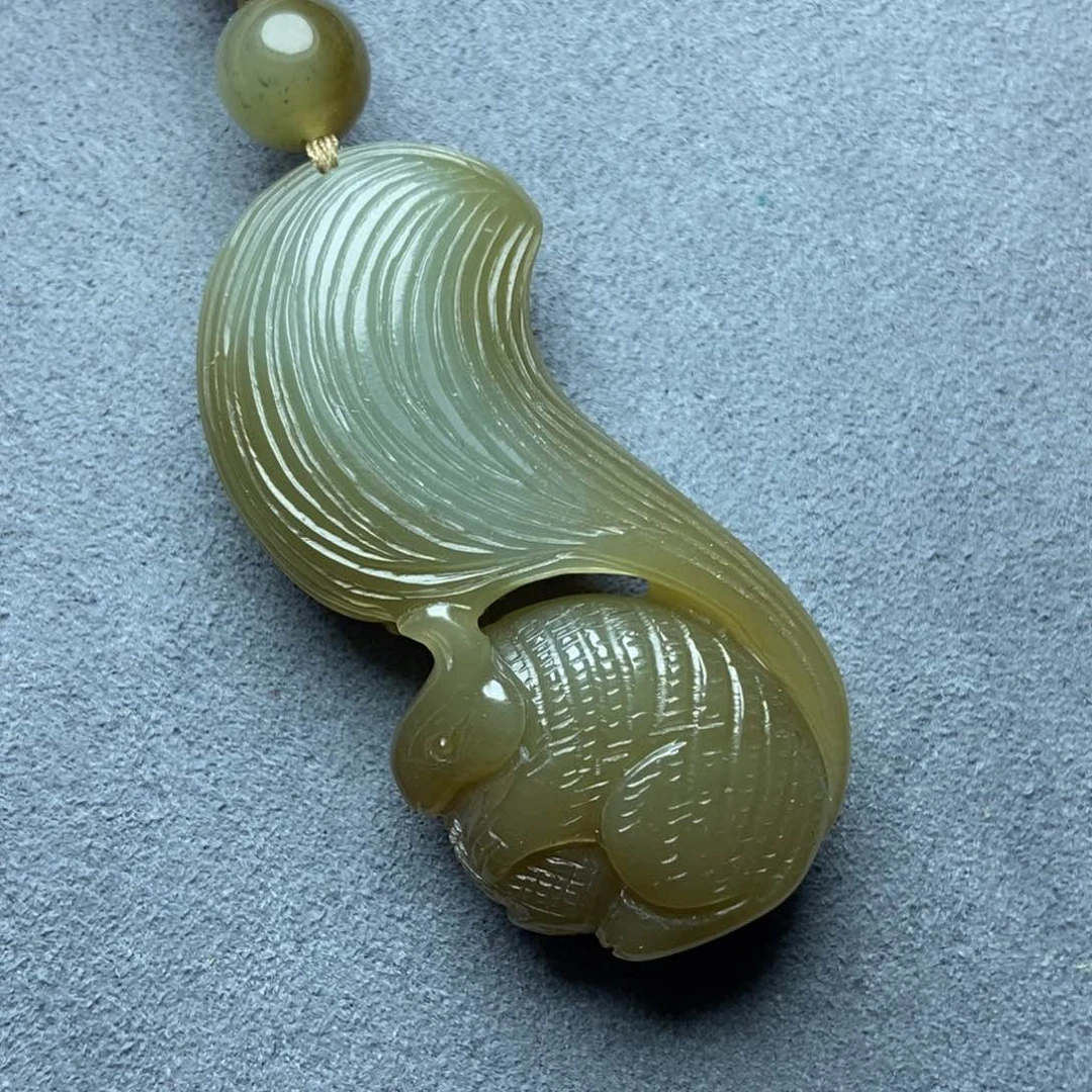 和田玉颈饰未镶嵌