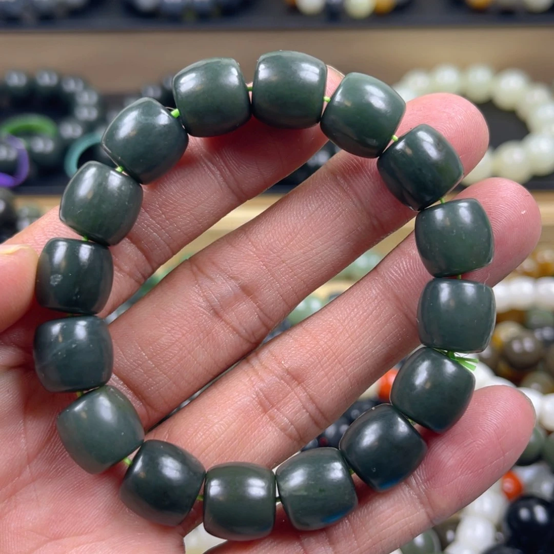 和田玉手串未镶嵌