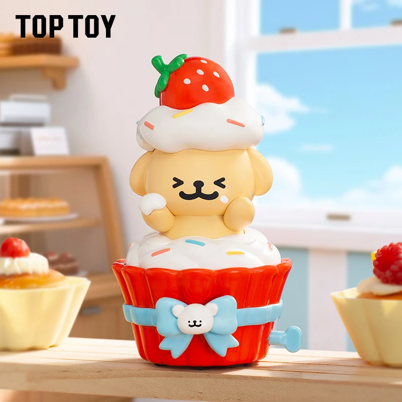 TOP TOY线条小狗烘焙日记系列可动公仔盲盒玩具生日礼物(混)