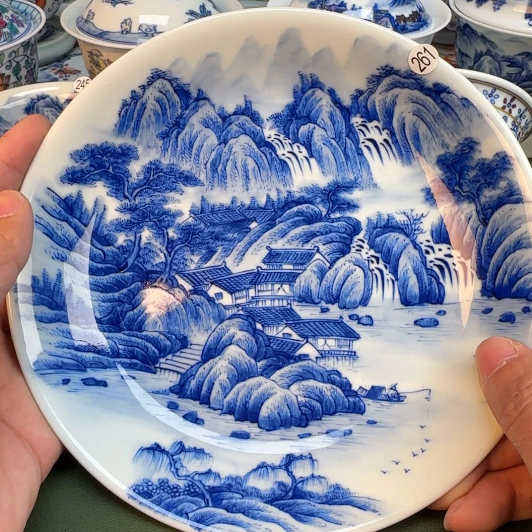 纯手工纯手绘茶具石头261