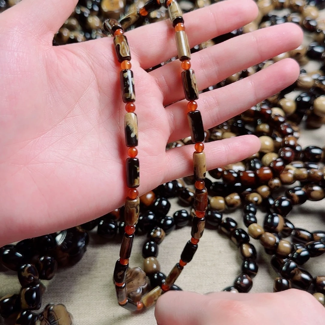 泥塑血柳项链毕业无暇