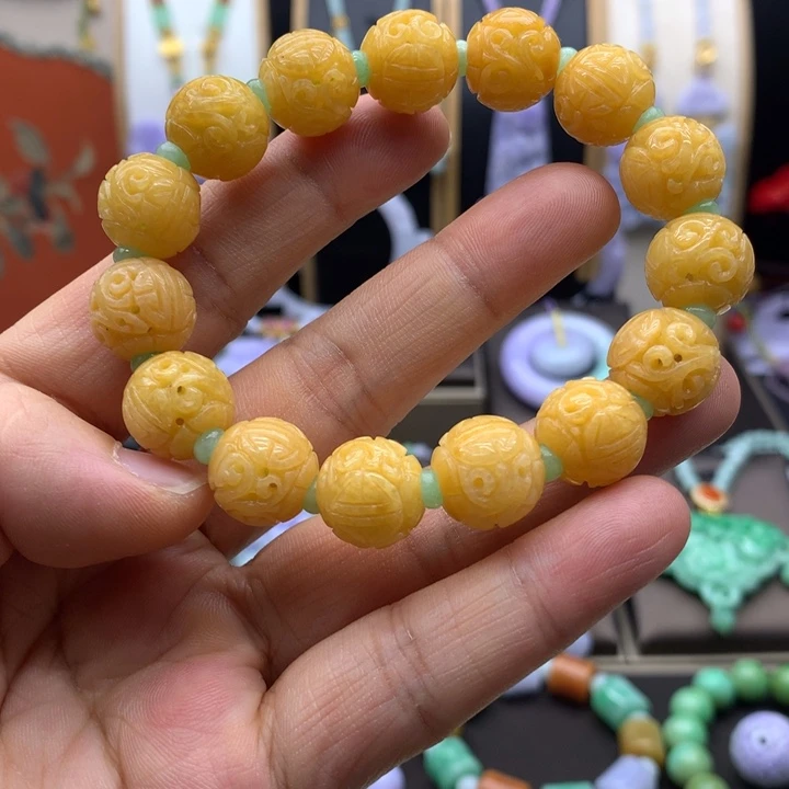 翡翠未镶嵌吊坠(不含链)翡翠手链