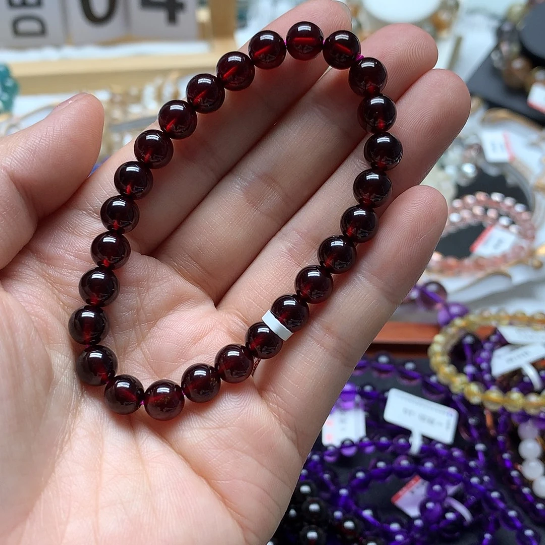 石榴石未镶嵌手链手链