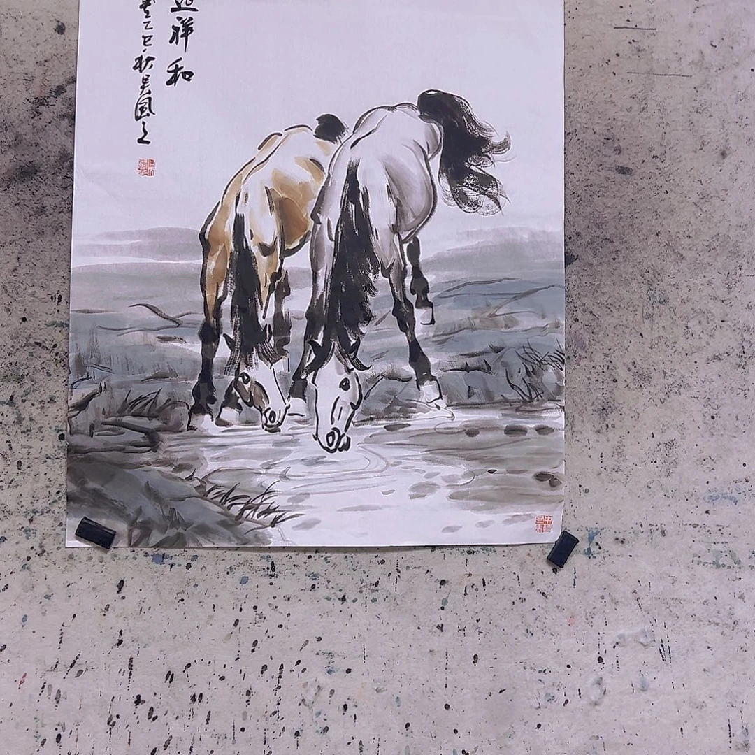 国画三尺90x70cmcm