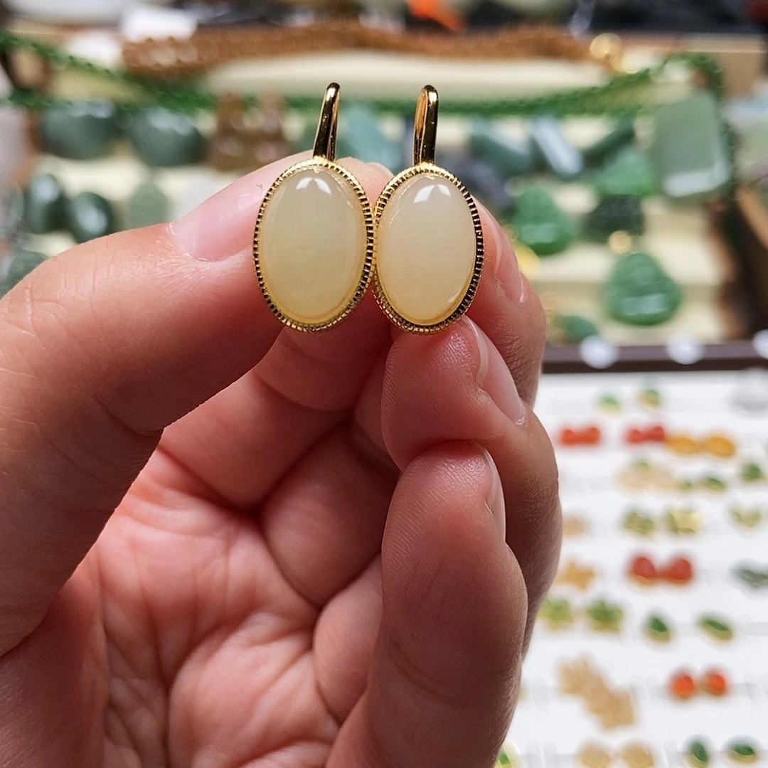 吊坠(不含链)银S925镶嵌和田玉