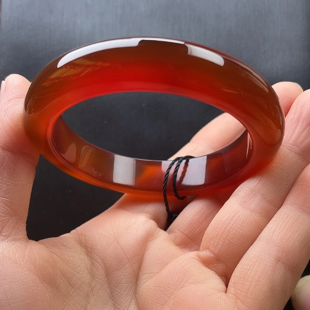 玛瑙/玉髓未镶嵌手镯57圈口