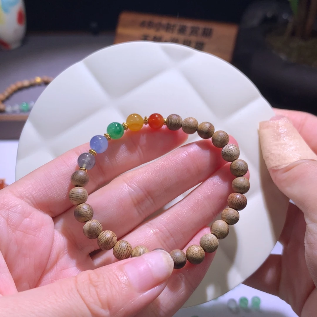 翡翠散珠糖果浓色串串