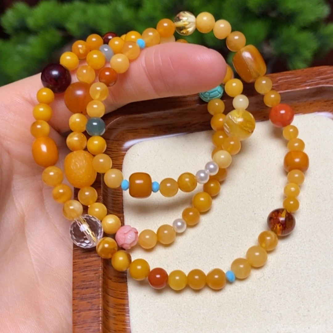 【闪购商品】手链蜜蜡未镶嵌手串
