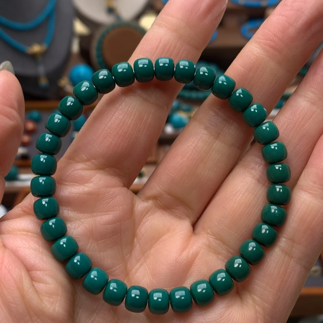 绿松石未镶嵌配饰直径6.2mm