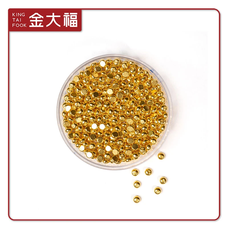 King Tai Fook/金大福足金999.9金豆豆投资标准1g（多样性发一件)