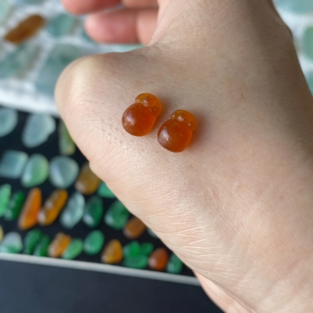 定制翡翠未镶嵌钱袋子