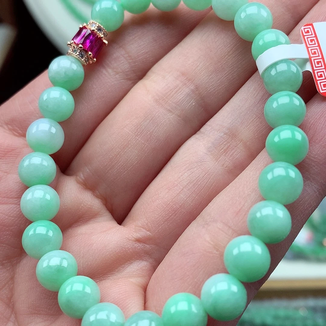 翡翠未镶嵌项链翡翠