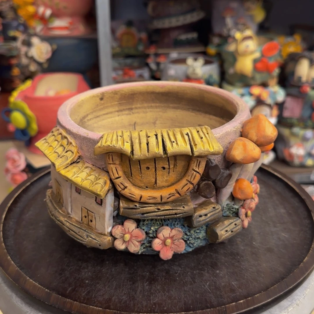 【闪购商品】W****?粗陶手捏