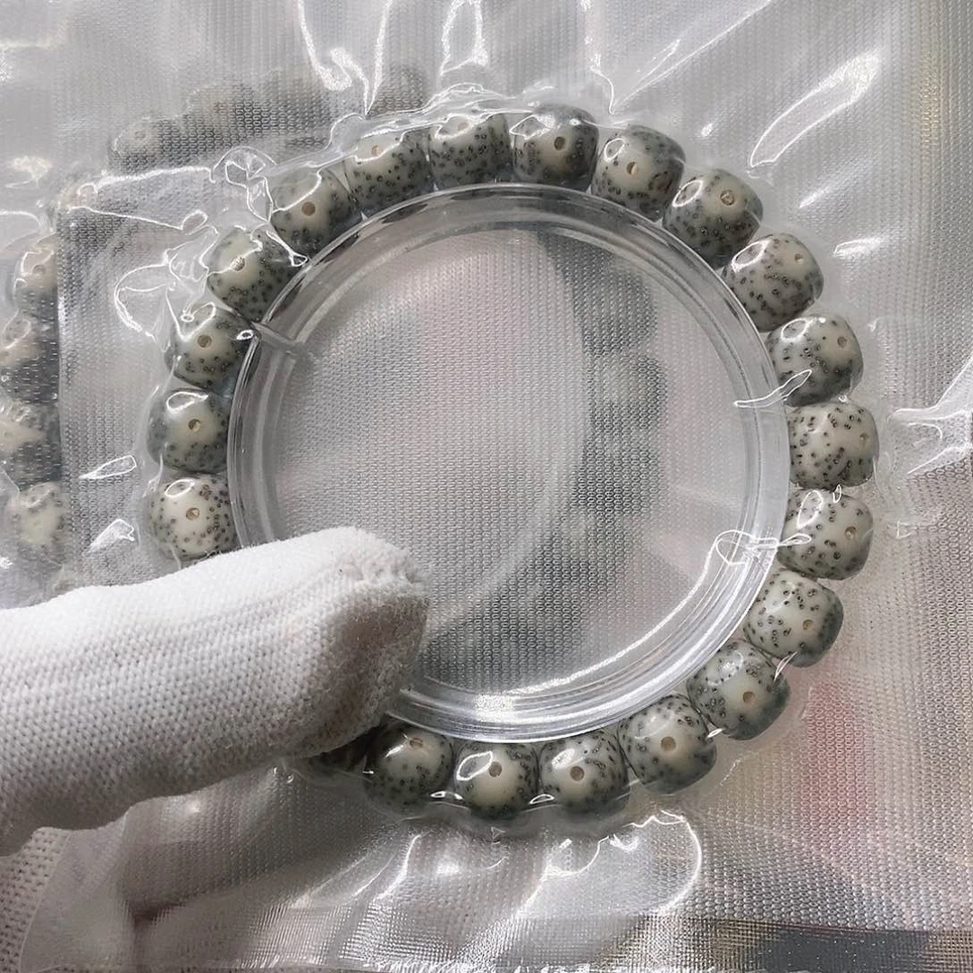 星月菩提吊坠石玉桶珠10单