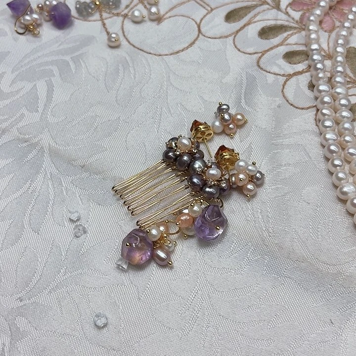 淡水珍珠手绳银S925镶嵌荣*