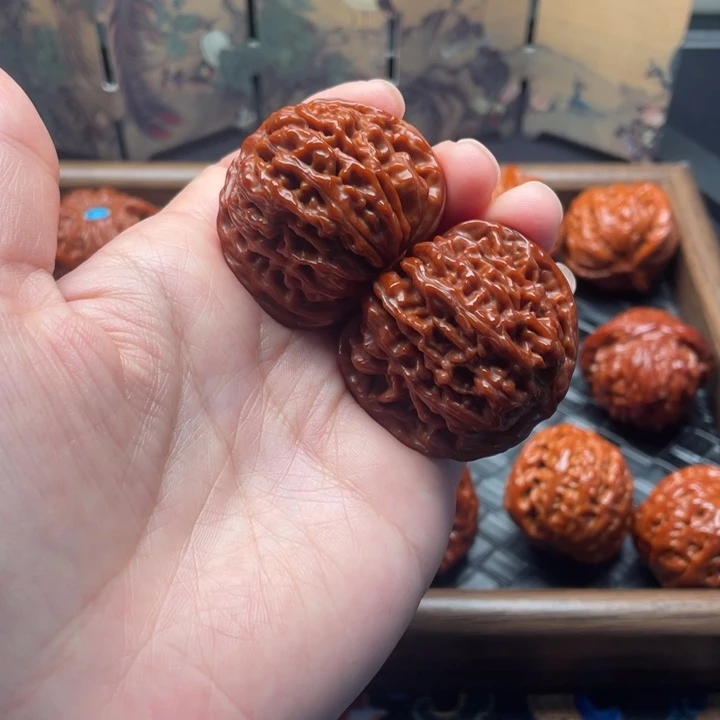 P***G吊坠文玩核桃四座楼于