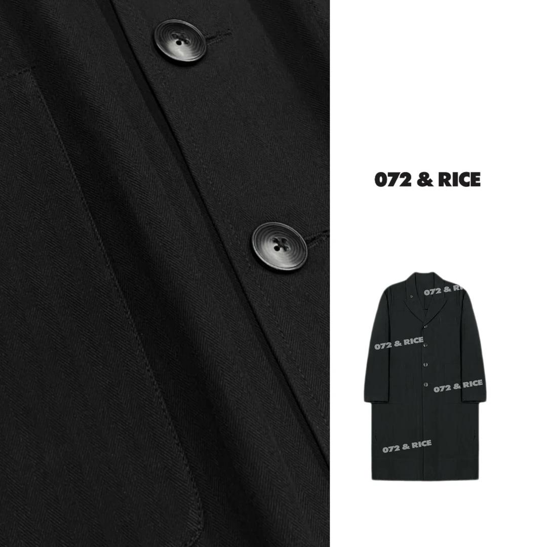 072 & RICE【C位】100纯棉 春季休闲翻领单排扣长袖外套 24QB01Z*