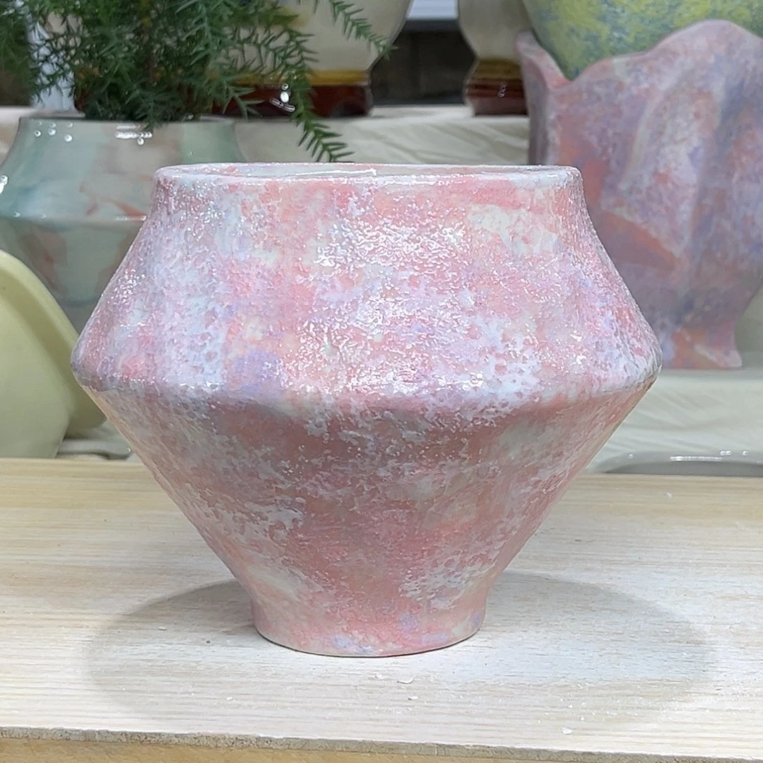 陶瓷绿植多肉微瑕花盆外口径：11*13