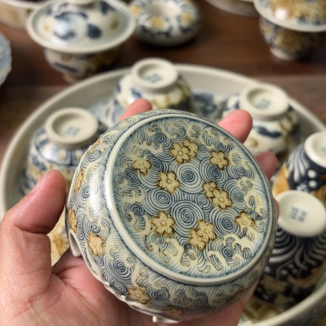陶瓷摆件景德镇手绘茶器