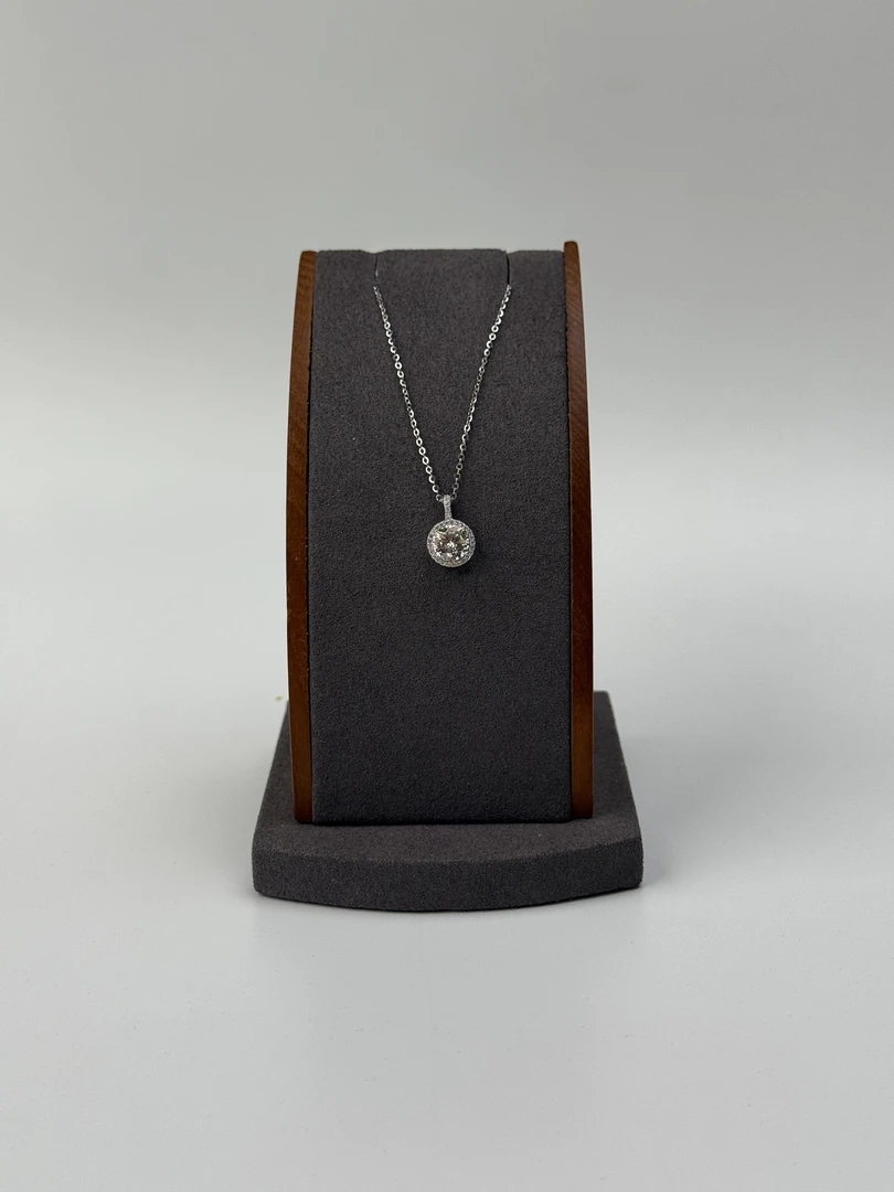 坠链均925银 【挺好的】925银单钻坠链轻奢时尚百搭镶嵌气质