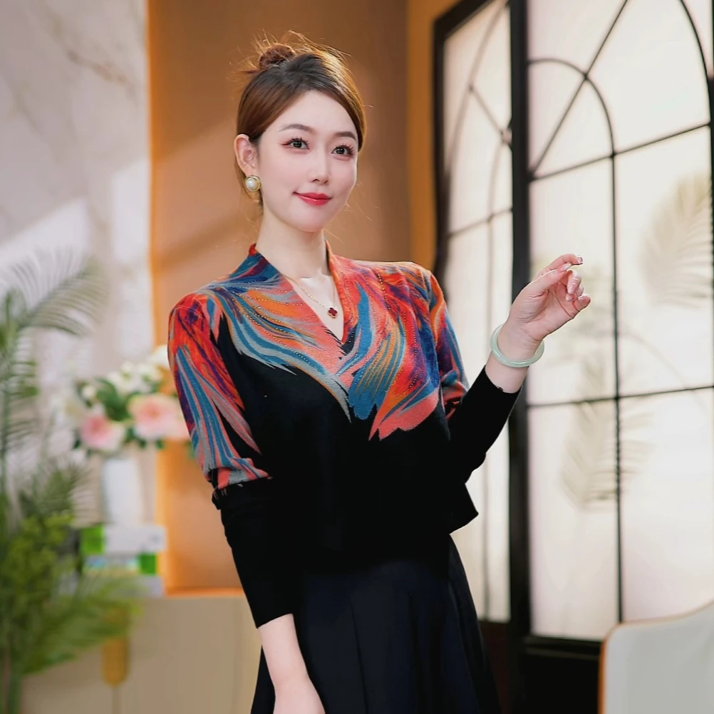 【墨上彩翼】2025秋冬新款抗起球针织衫毛衣保暖轻奢简约套头气质