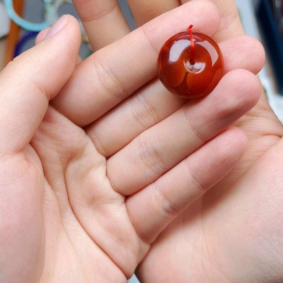 南红玛瑙未镶嵌颈饰06