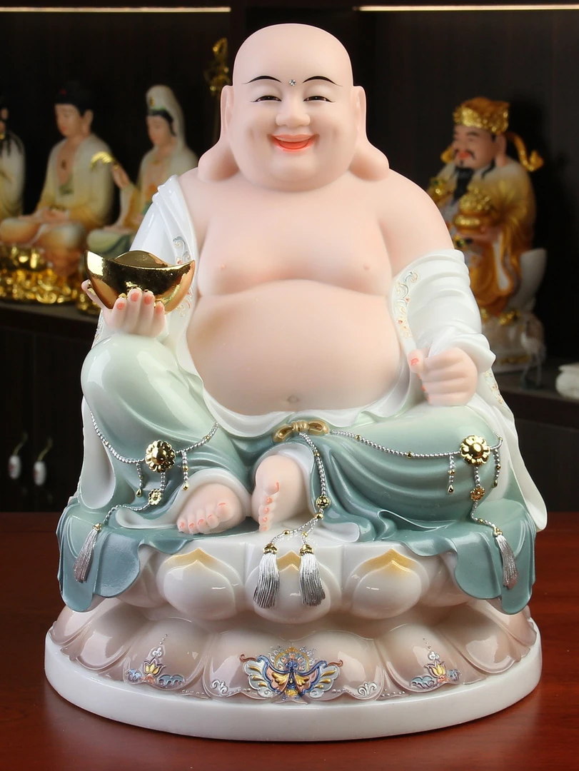 观音释迦牟尼佛地藏王阿弥陀佛如来佛祖大肚弥勒佛笑佛像菩萨摆件