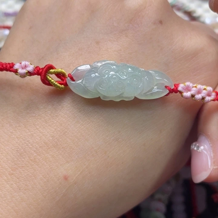 翡翠未镶嵌手绳8999999099