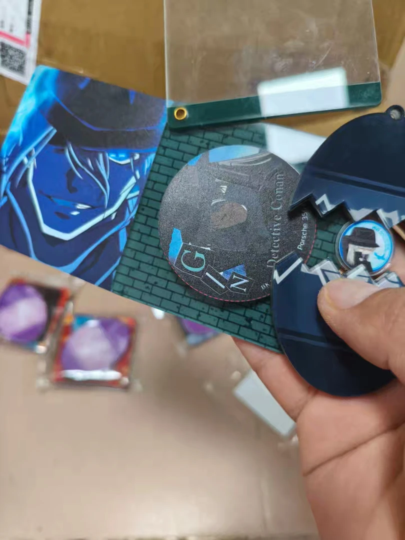 柯南CD滴胶冰箱贴/亚克力磁吸冰箱贴/二创柯南/卡牌周边/动漫收藏