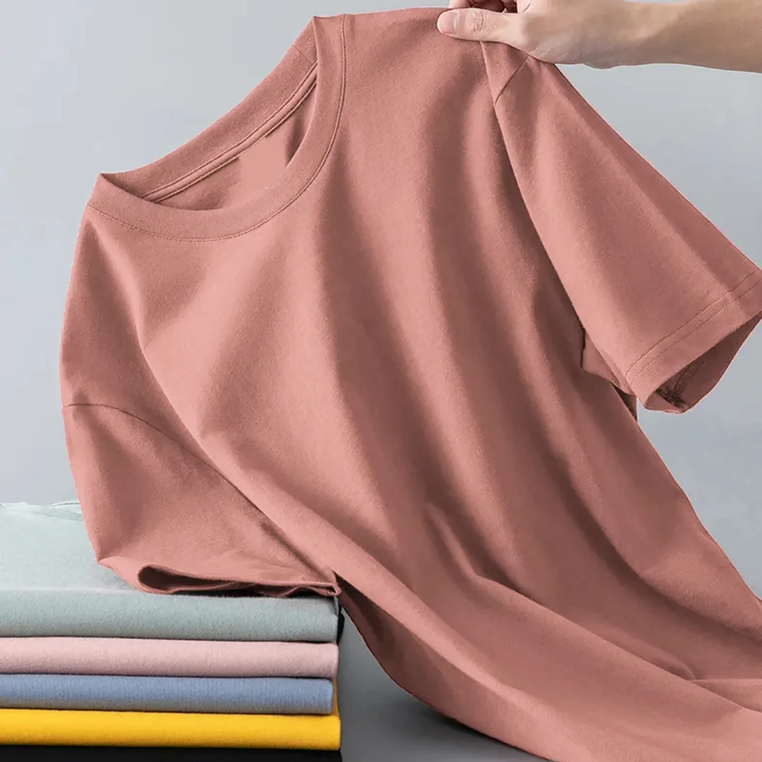 春夏新品！夏季圆领亲肤舒适纯棉短袖T恤F751