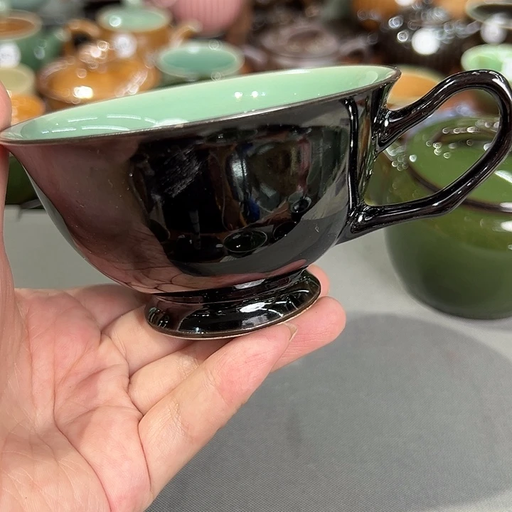 龙泉敬悦青瓷品茗杯微瑕