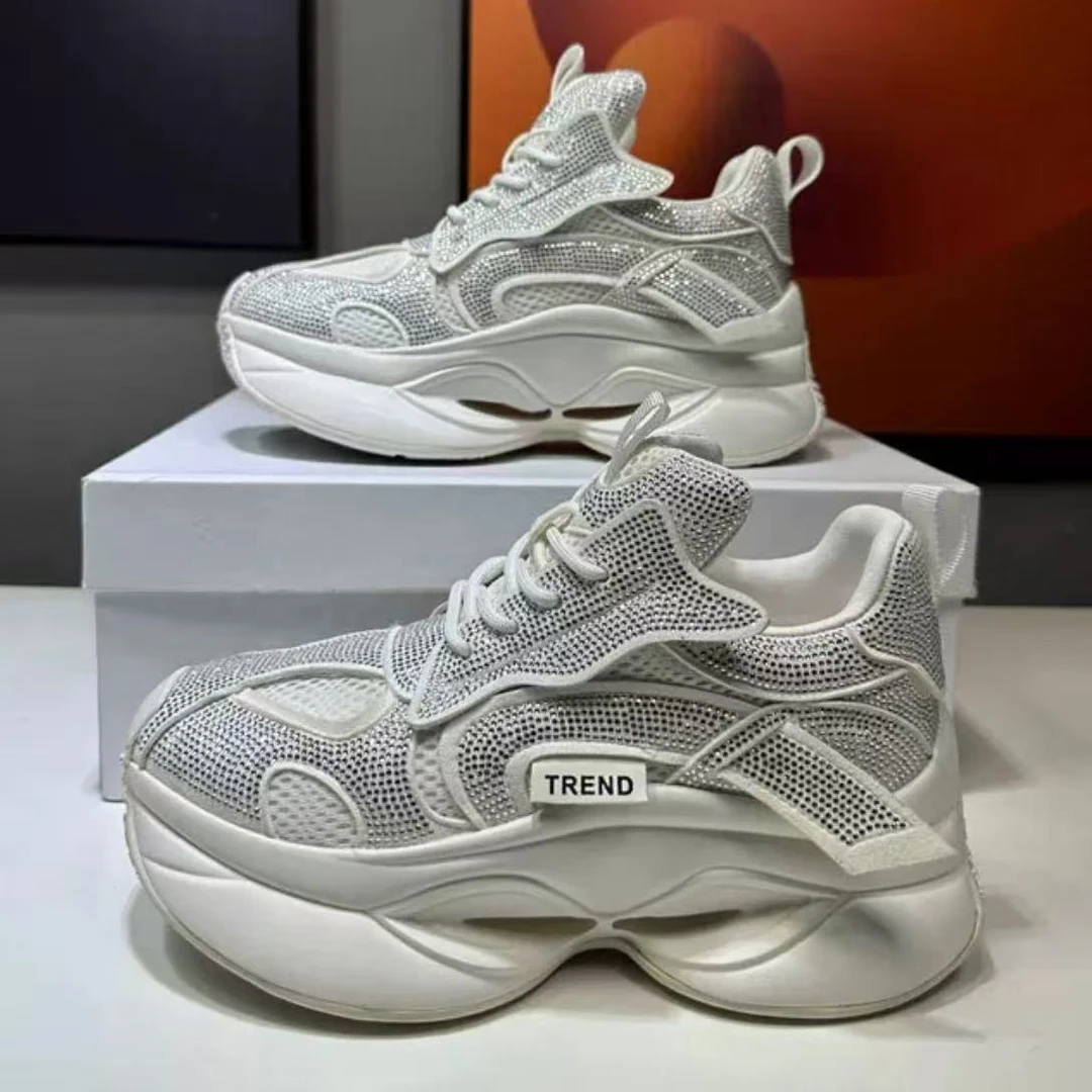 现货C1｜真皮全钻羊里垫老爹鞋女｜标准尺码｜109-11