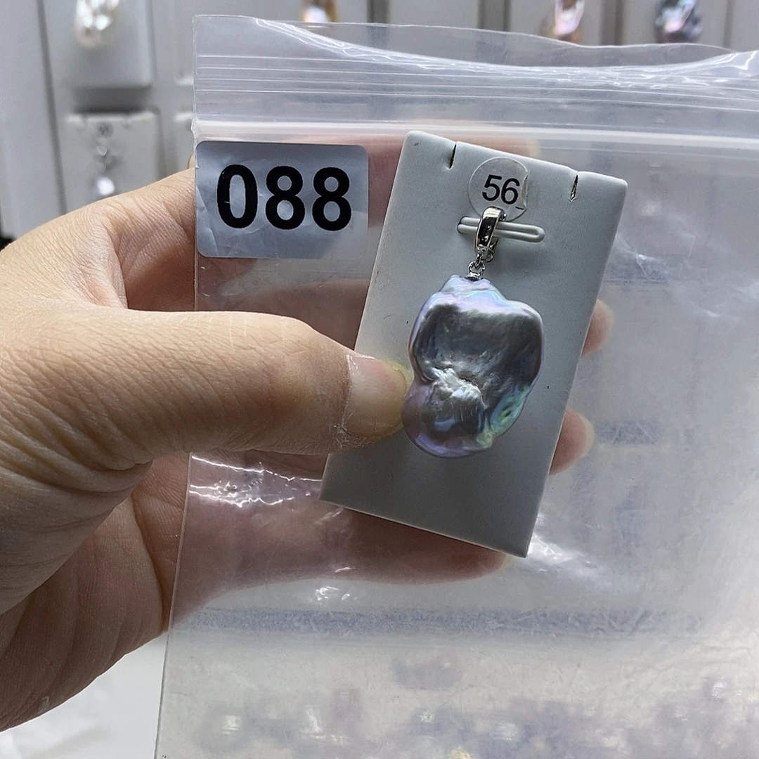 颈饰合金淡水珍珠