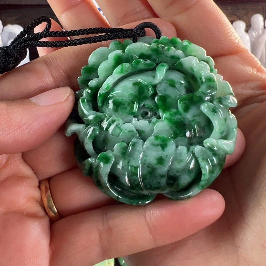 翡翠未镶嵌手镯天然翡翠挂件