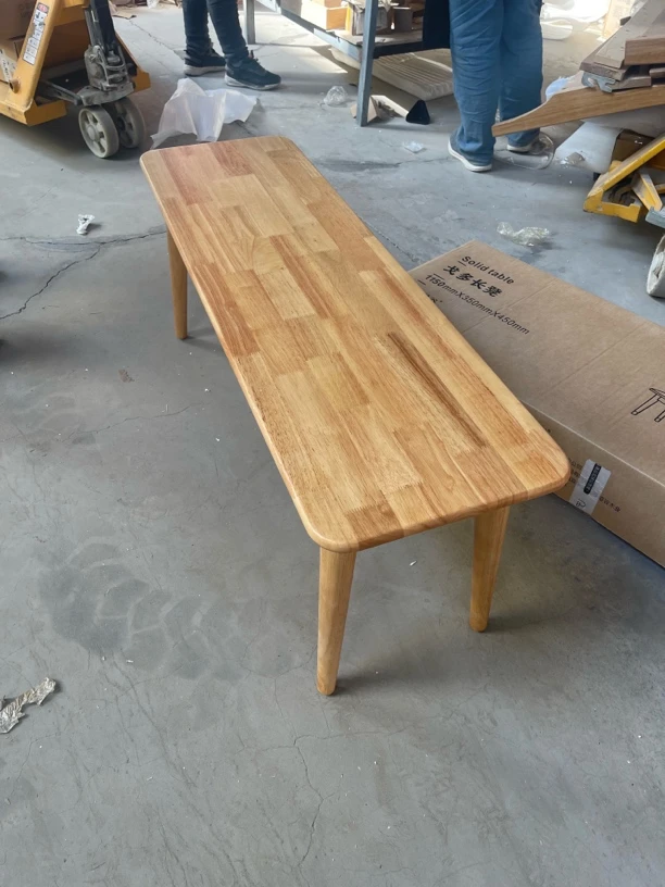 橡胶木长凳 尾单处理 无售后