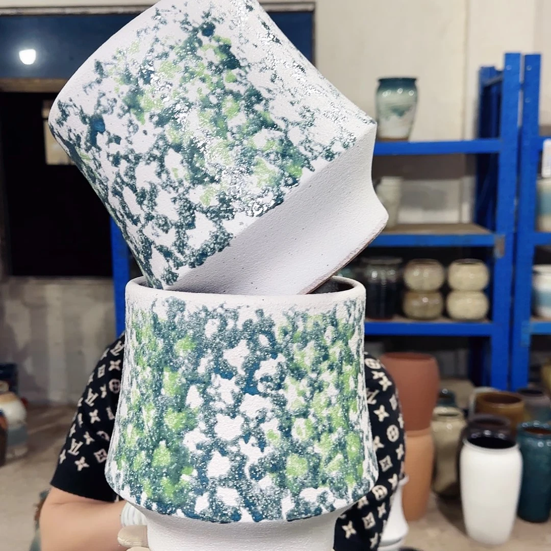 花盆紫砂高21口18