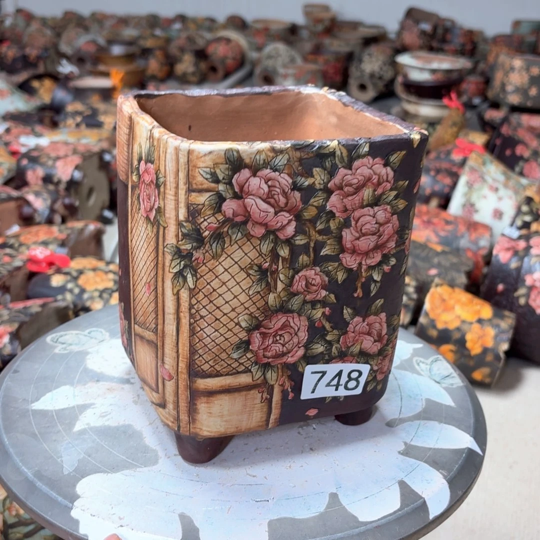 阿***生紫砂花盆陶瓷多肉花盆精品