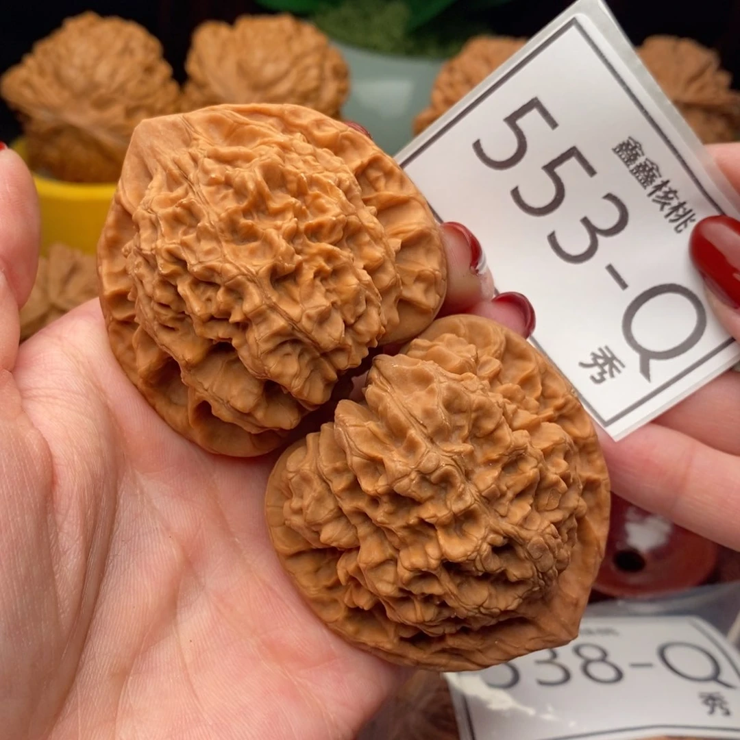 文玩核桃把件官帽50